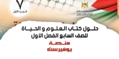 حلول اسئلة كتاب العلوم و الحياة للصف السابع الفصل الاول