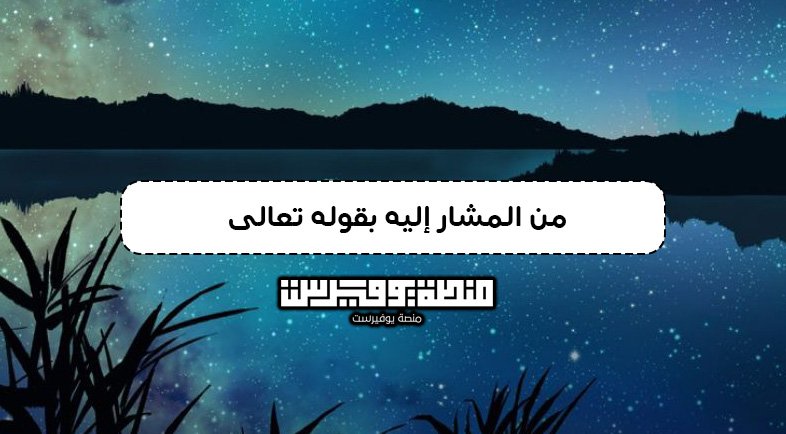 من المشار إليه بقوله تعالى : أفمن كان على بينة من ربِّه