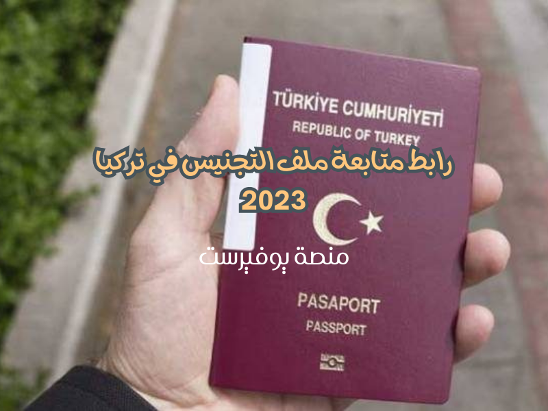 رابط متابعة ملف التجنيس في تركيا 2023